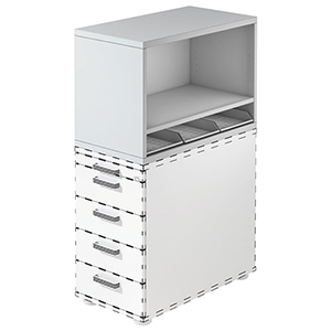 Aufsatzregal für Standcontainer