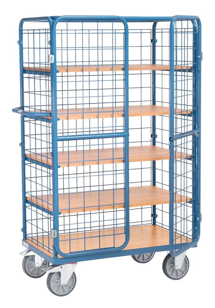 Etagenwagen mit Drahtgitter