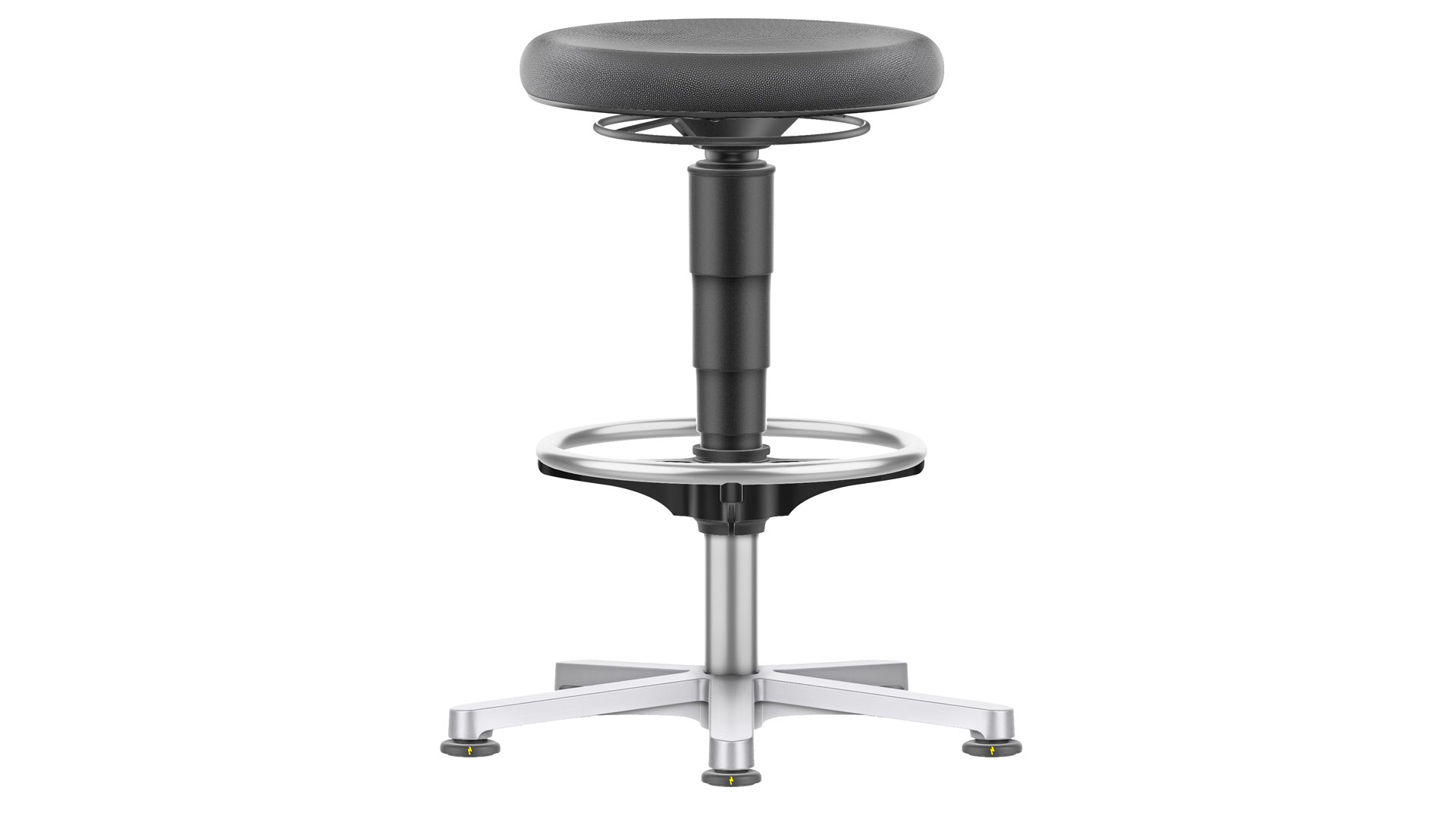 ESD-Arbeitshocker mit Gasfeder-Höhenverstellung