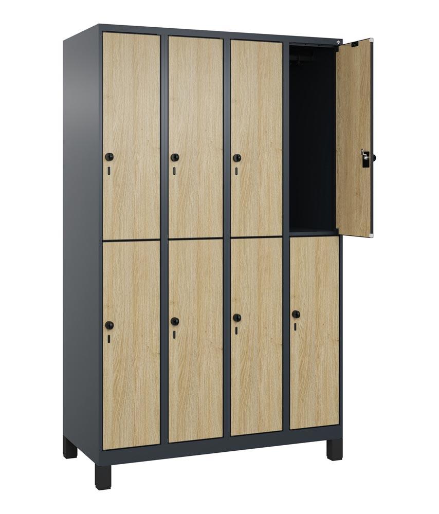 Fächerschrank, doppelstöckig