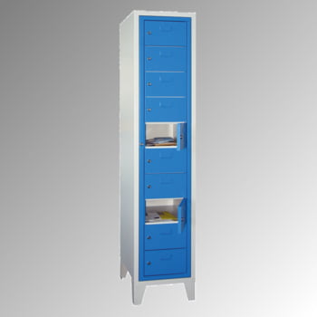 Wäscheschrank - Wäscheverteilschrank, Breite 40 cm, Höhe 185 cm, Tiefe 50 cm, 10 Fächer