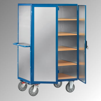 Fetra - Etagen-Kastenwagen - 750 kg - 680 x 1.000 mm (BxT) - Flügeltüren - Alu