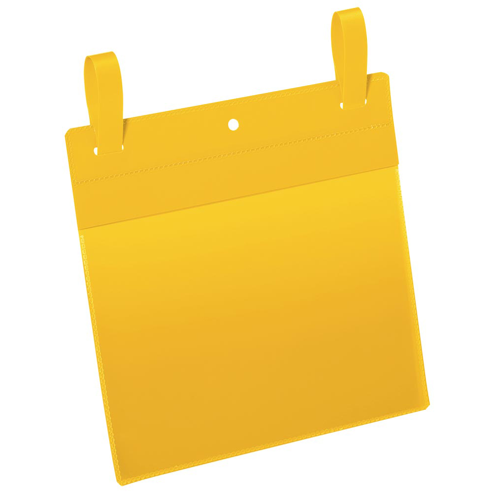 Dokumententasche, Laschen, DIN A5 quer,  BxH 210x148mm, VE 50 Stück, gelb