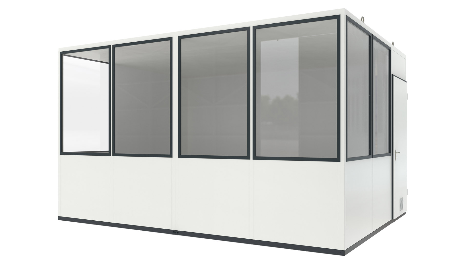 Hallenbüro, Bürocontainer, Mehrzweckraum