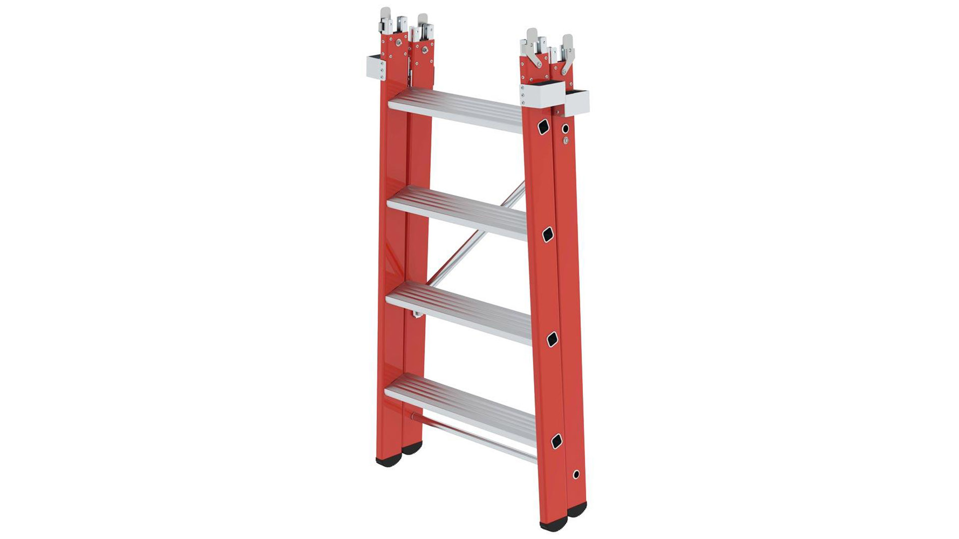 Verlängerung für Plattformleiter plus 4 Stufen