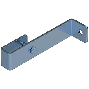 Wandanker, starr, Wandabstand 150 mm, für Schachtleitern aus Edelstahl, Satz 2 Stück