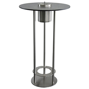 Stehtisch, Raucherstehtisch mit integriertem Ascher Vol. 6 l