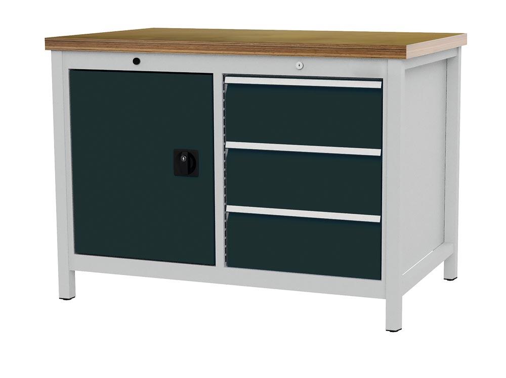 Werkbank, BxTxH 1250x750x959 mm