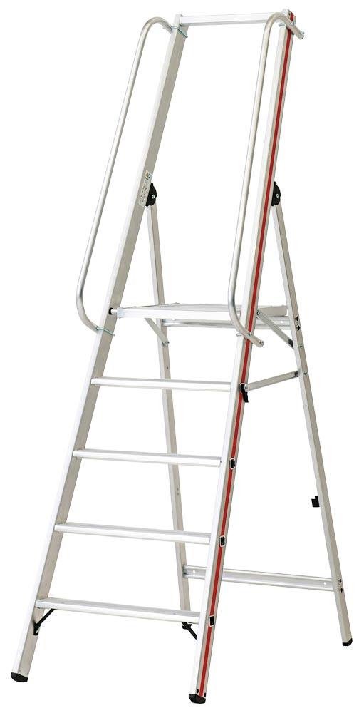Plattformleiter mit Handlauf