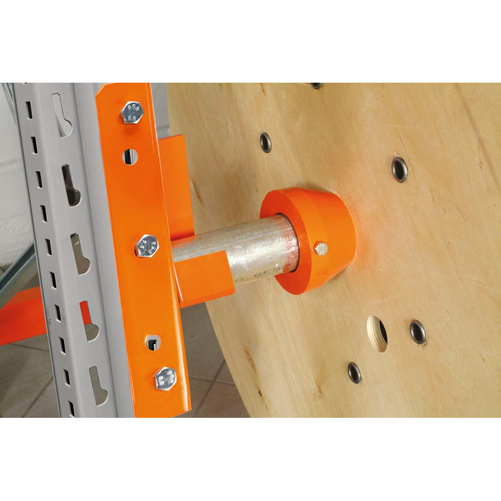 ARTUS Wellenlager für Kabeltrommelregale, 1 Paar, inkl. Befestigungsmaterial