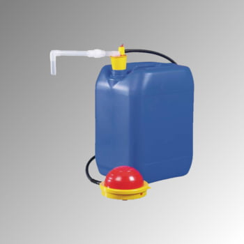 Fußpumpe aus Polypropylen (PP) - Kanisterpumpe - Behälterpume - für schwache Säuren und Laugen