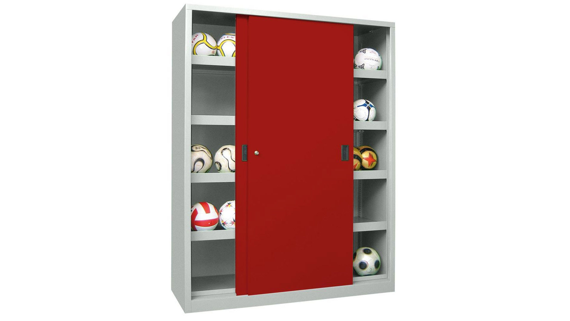 Schiebetürenschrank, Ballschrank