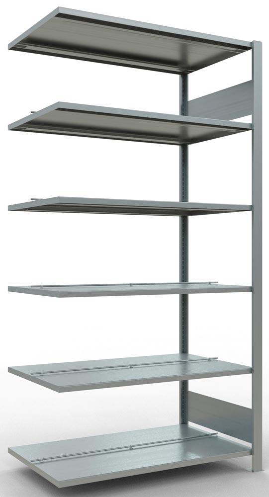 Lagerregal, Steckregal, BxTxH 1000x600x2000 mm