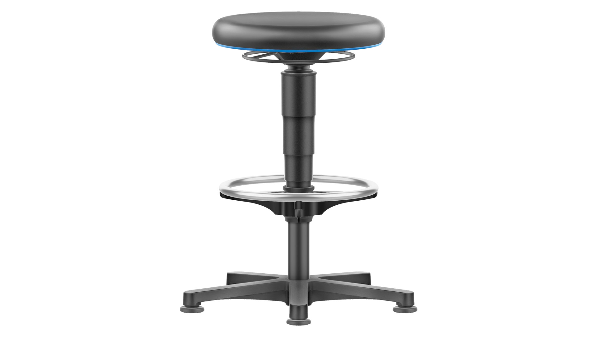 Arbeitshocker mit Gasfeder-Höhenverstellung