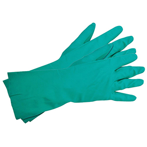 Schutzhandschuhe, lösemittelbeständig, Nitril-Kautschuk, VE 5 Paar