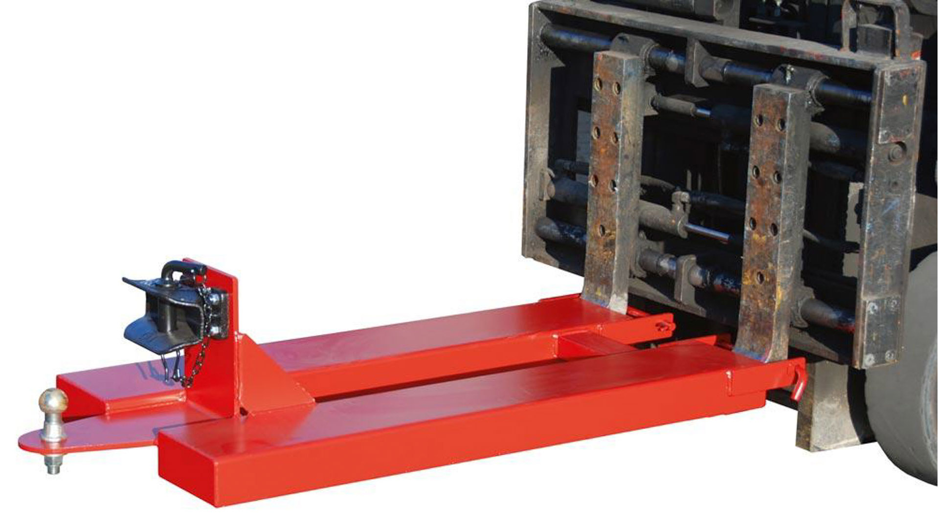 Rangierhilfe für Anhänger - Kugel + Rockinger 805 B 31,5 mm - feuerrot