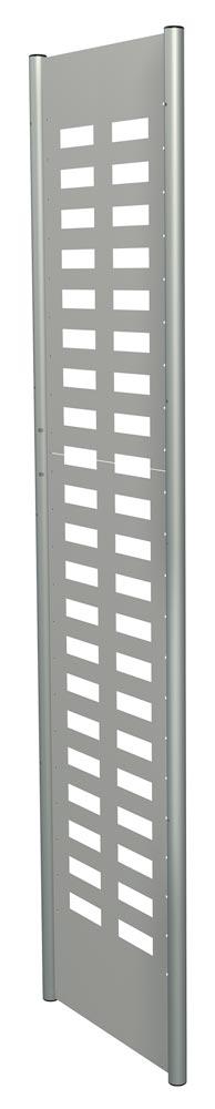 Abschlussrahmen für Büroregal, TxH 500x2200 mm