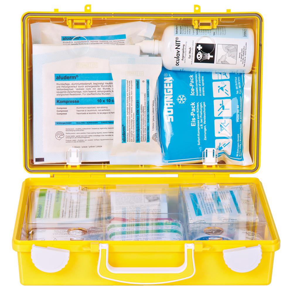 Betriebsverbandkasten Erste-Hilfe Extra+Handwerk