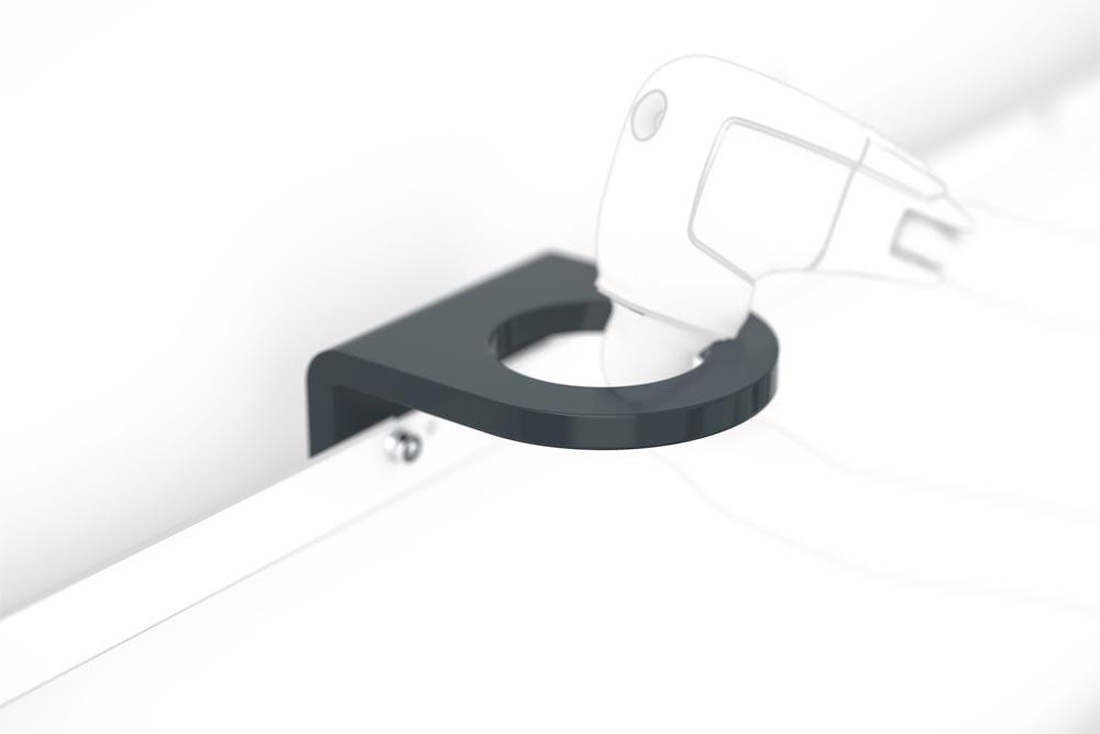 Öse für Fahrradbox als Diebstahlsicherung