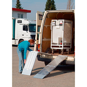 Klappbare Verladeschiene aus Aluminium