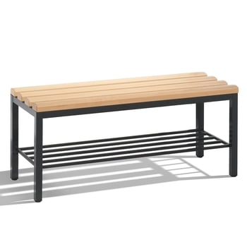 C+P Garderobenbank, Sitzbank für Umkleide in Verein oder Schule, Breite 100 cm, Höhe 42 cm, Tiefe 35,3 cm