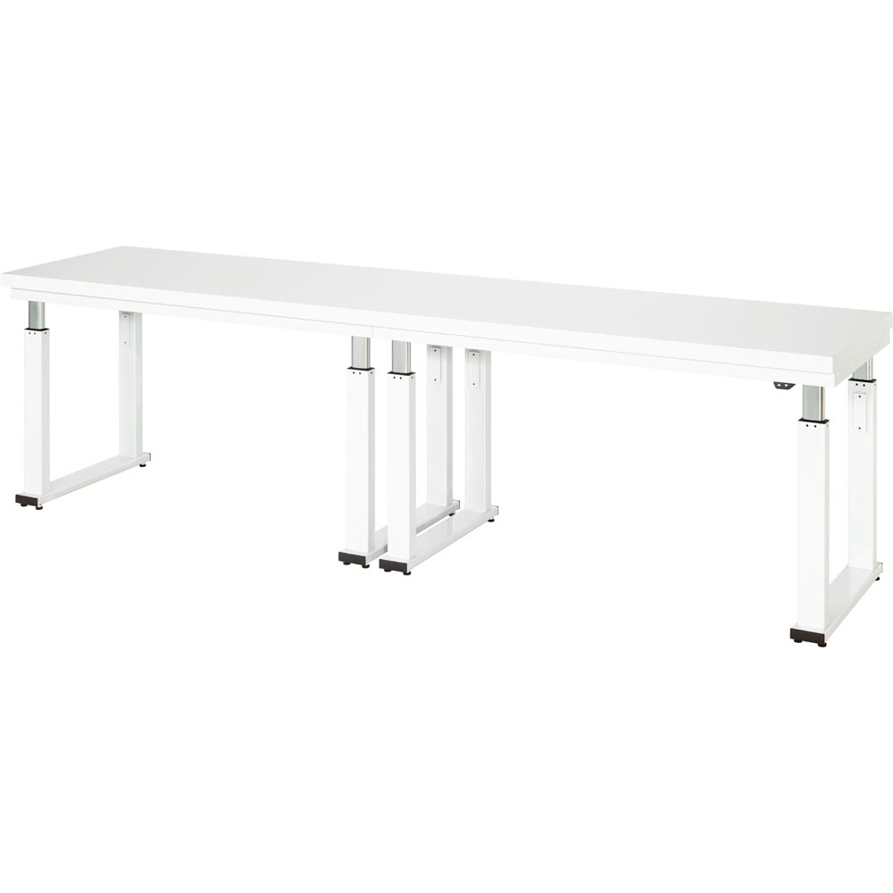 Elektrisch höhenverstellbarer Arbeitstisch, Breite 300 cm, Tiefe 70 cm, Höhe 114 cm,  Schublade(n), Platte: Hartlaminat