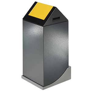 Wandhalterung für selbstlöschende Wertstoffsammler