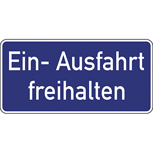 Verkehrsschild