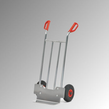 Fetra - Sackkarre, Alukarre - 150 kg - (BxT) 400 x 150 mm - Luftbereifung