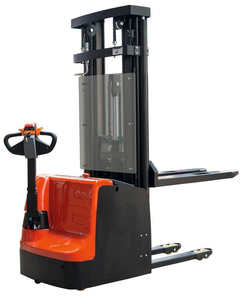 Elektrohydraulischer Stapler - Hub 4415 mm - 2000 kg - rot / schwarz
