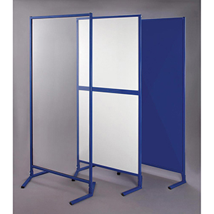 Stellfuß für Trennwandschutzgitter, RAL 7037 staubgrau