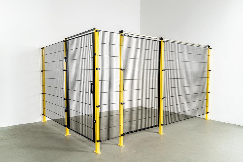 Wandelement für Trennwandschutzgitter