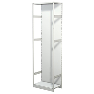 Aktenregal, Büroregal - Steckregal mit Rückwand