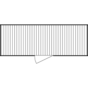 Materialcontainer, verzinkt, mit Holzfußboden, zerlegt, BxTxH 6080x2170x2150 mm